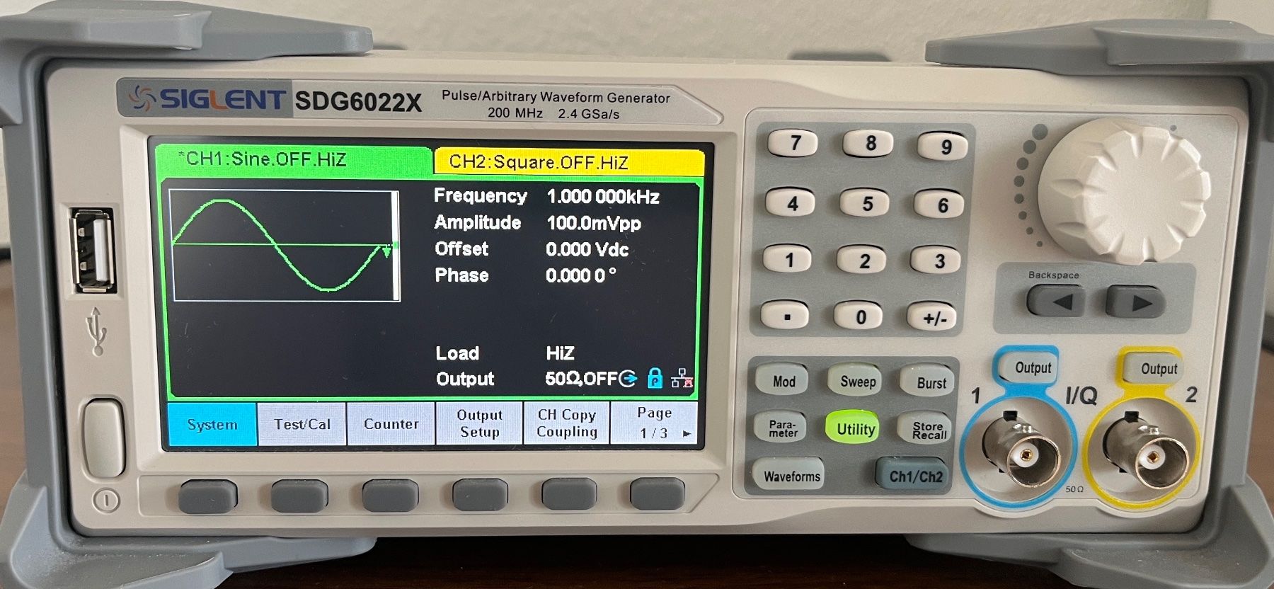 Messen: Siglent SDG6022X - Waveform Generator – Gebraucht aus Zug von metebalci