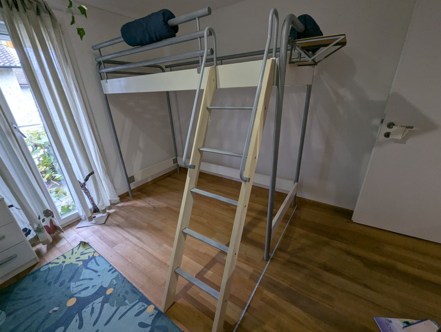 Hasena Letti: Hasena Hochbett - Loft bed, Metal frame – Usato da Zug venduto da pol_by8p
