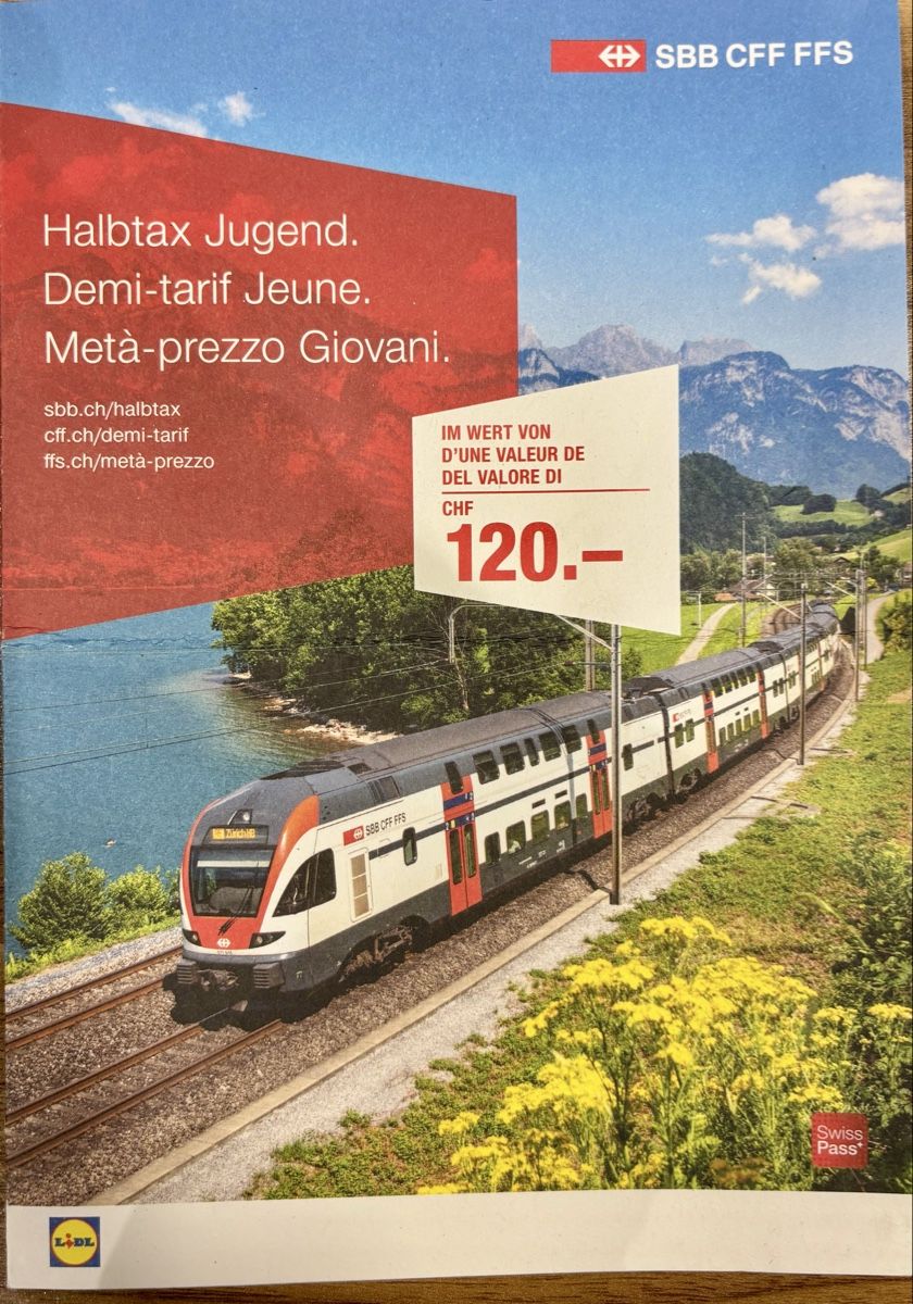 SBB/CFF/FFS Buoni: Halbtax Jugend SBB Gutschein – Nuovo e nell'imballaggio originale da Altikon venduto da Andy2220_4