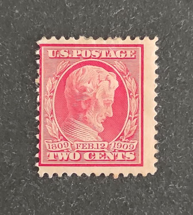 USA -1909, 2c Lincoln Memorial, ungest. (Gebraucht) in Wil SG für CHF 1 ...