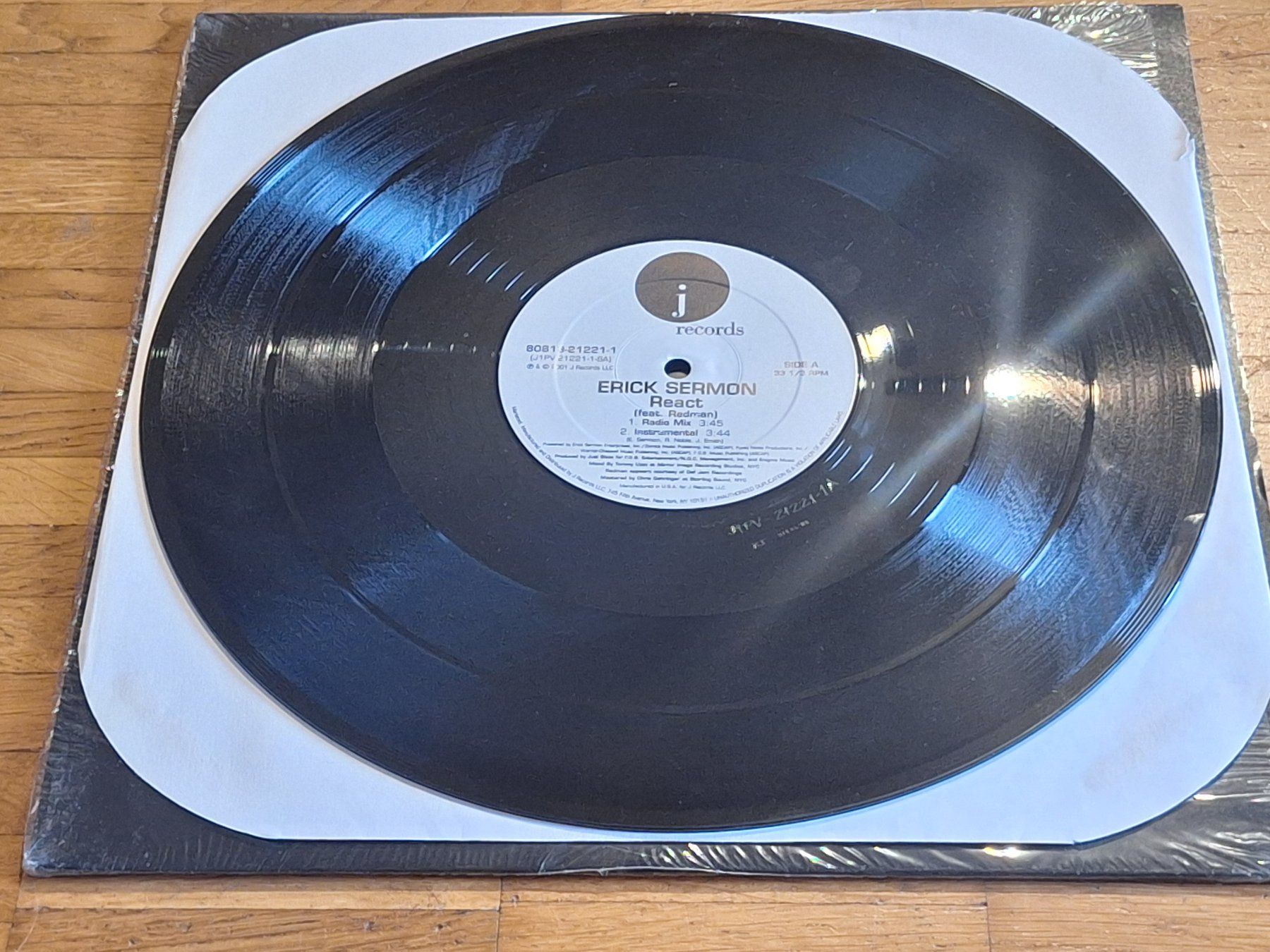 Schallplatten: Erick Sermon Featuring Redman, React - 12" Maxi USA 2002 – Neu (gemäss Beschreibung) aus Oberentfelden von Musicud 2