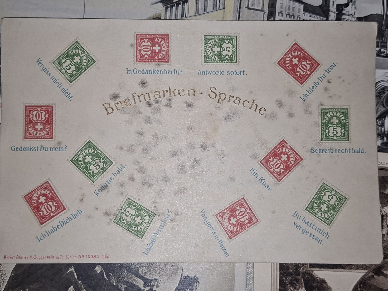 Ansichtskarten: Lot Ansichtskarten 7Stk.  – Gebraucht aus Balgach von SIMEON27 6