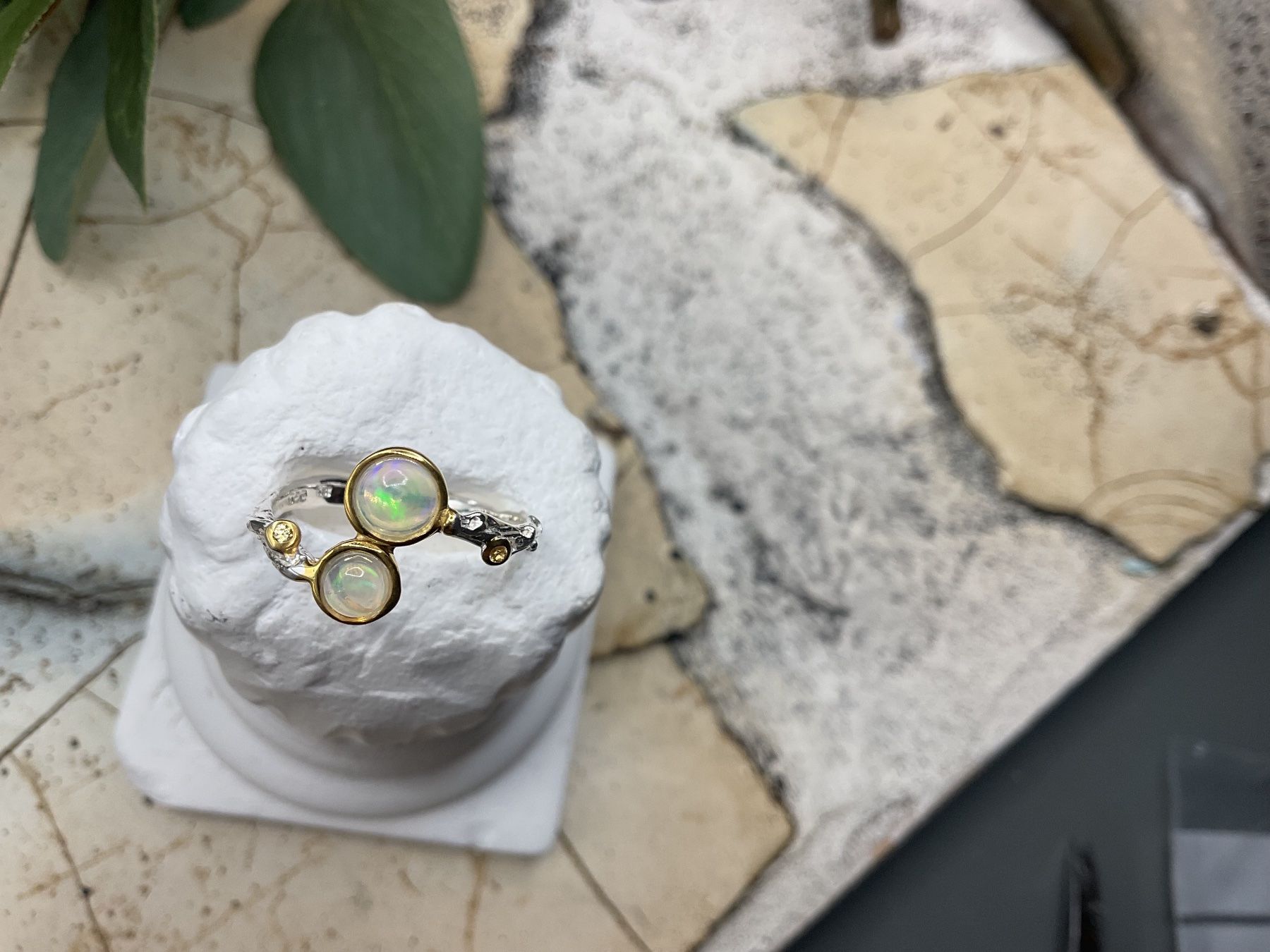 Ringe: Opalring im ArtDeco Stil aus Sterlings. Gr. 55 – Neu (gemäss Beschreibung) aus Luzern von S.Kern01 3