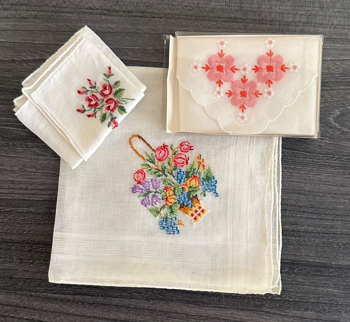 Altro in  Abbigliamento & Accessori: 3 x Taschentuch antik handgestickt – Usato da Zürich venduto da brazerola 4