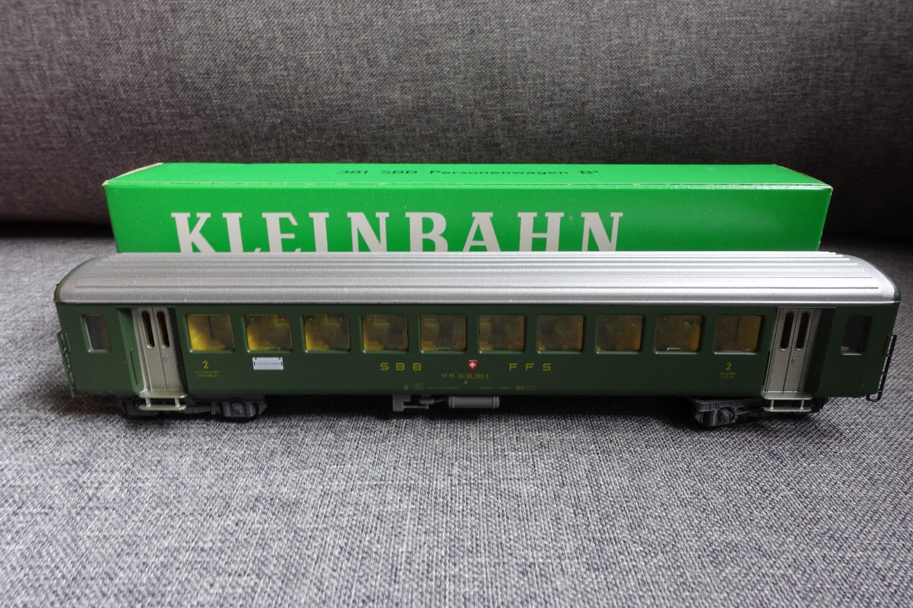 Kleinbahn Trains électriques: KLEINBAHN No. 381 SBB Einheitswagen 2. Klasse – D'occasion à Wallbach par Sarrows 1