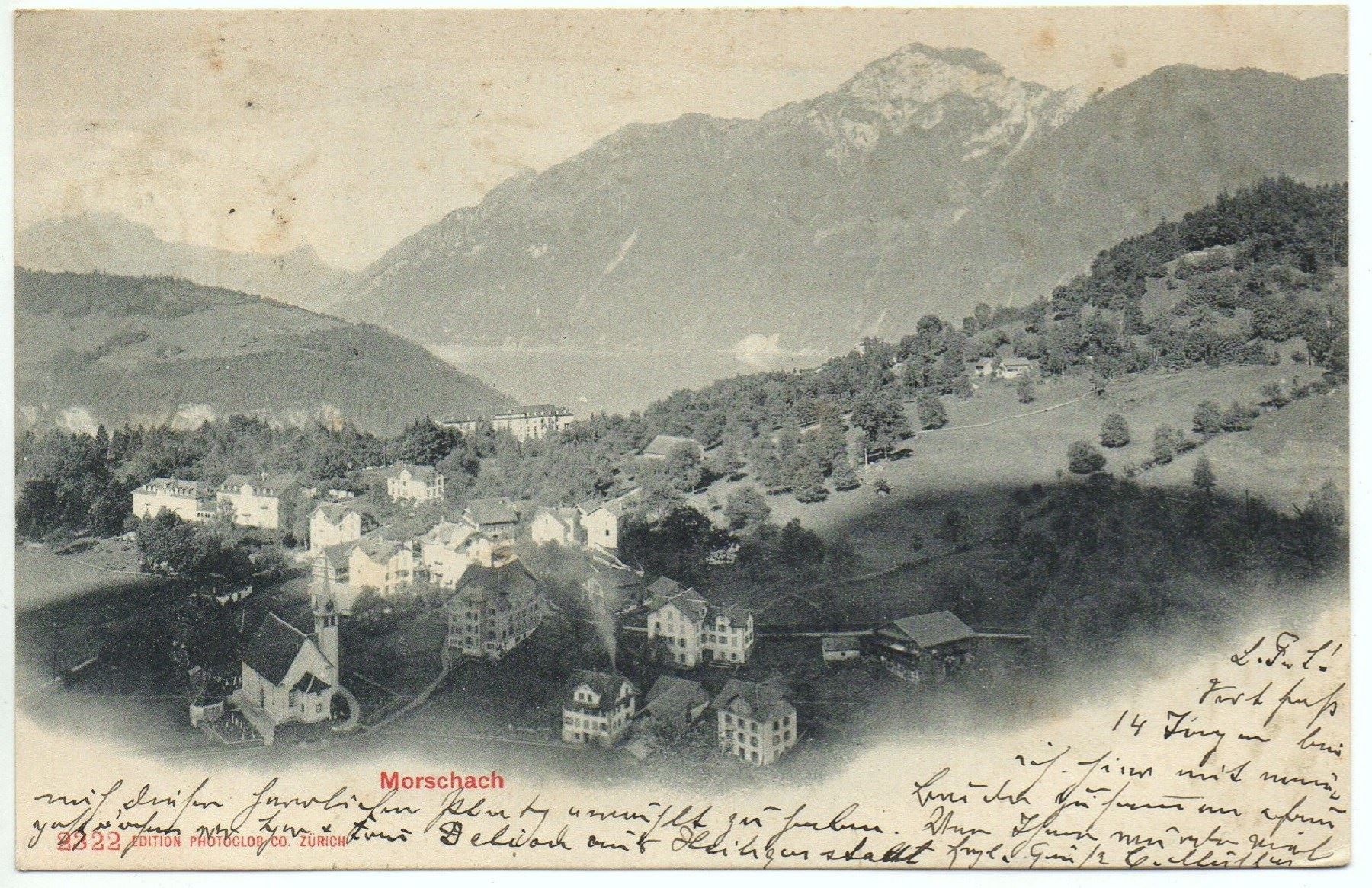 Cartoline postali: MORSCHACH – Usato da Jona venduto da philajona