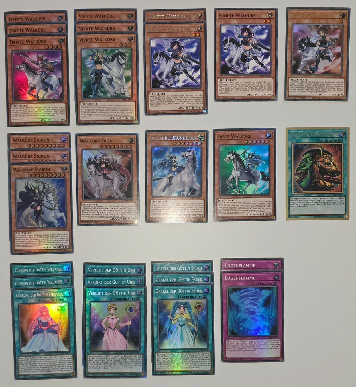 Yugioh Carte collezionabili: Yugioh Walküre Deck Core Set Sammlung – Nuovo (secondo la descrizione) da Chur venduto da -NewERA-