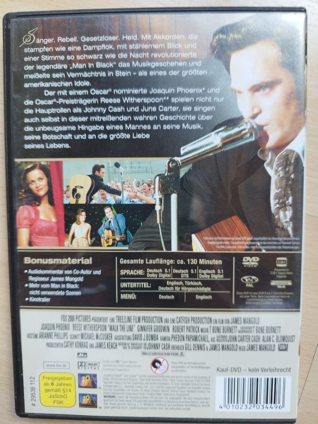 Tutti i DVDs: Walk the Line DVD - Joaquin Phoenix, Reese Witherspoon – Usato da Rhäzüns venduto da Badihuelsa 1