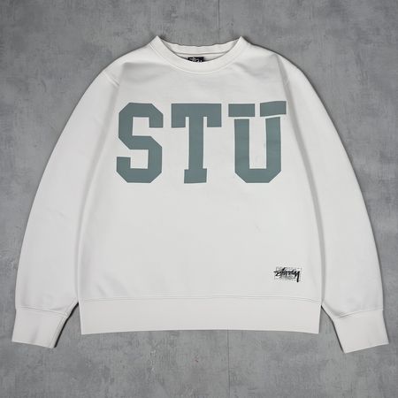 Sweat Stussy Athletics Crewneck Blanc - Taille S