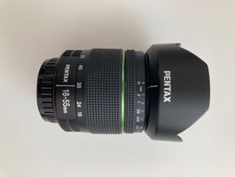 Pentax Objektiv 18-55mm gebraucht in gutem Zustand