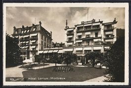 AK Montreux, Hotel Lorius, 1941