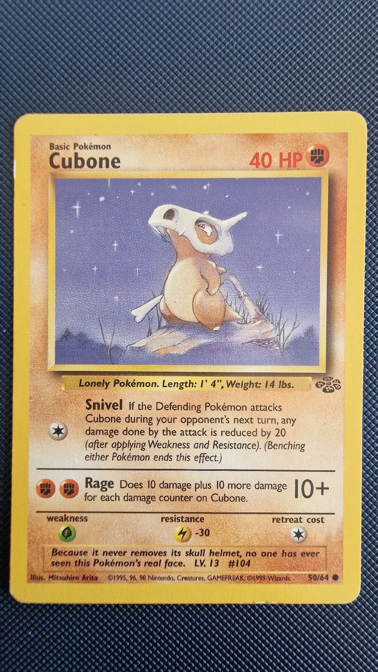 Pokémon Sammelbilder & Trading cards: Cubone #50 – Pokémon Jungle – Gebraucht aus Veytaux von PocketMonster