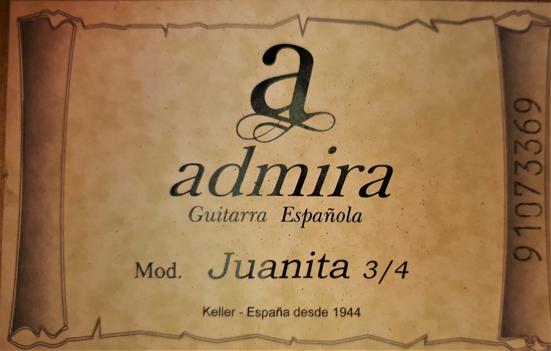 Musikinstrumente: spanische 3/4--tel Kindergitarre ADMIRA – Neu (gemäss Beschreibung) aus Wöschnau von Musikhaus-Luethy5012 6