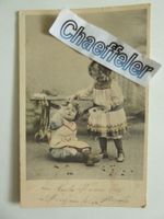 1907  Kitschkarte mit 2 Kindern