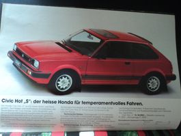 Prospekt Honda Range 1983 Ballade Hot S / Civic Hot S