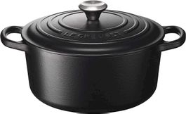 Le Creuset Signature Rond schwarz 22 cm