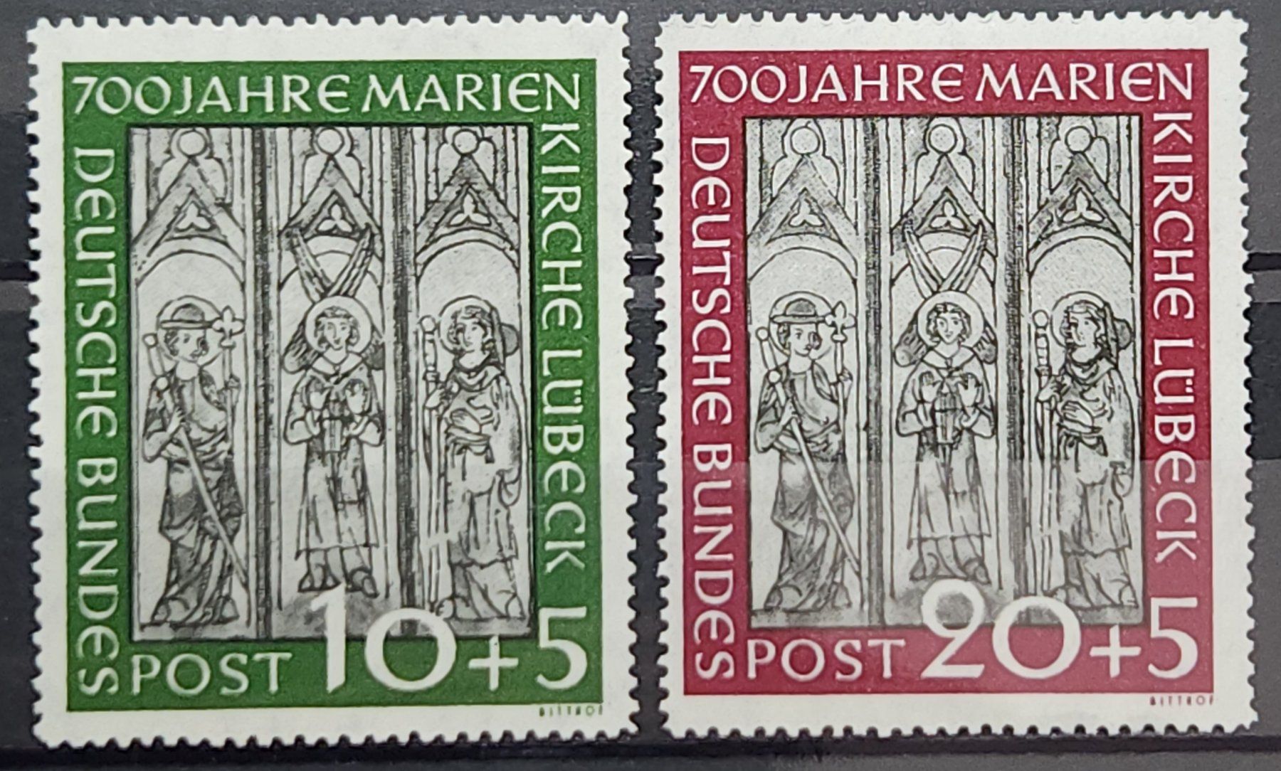 Tutti i francobolli: Marienkirche Mi-Nr.139-140 Postfrisch TOP 220 Fr – Nuovo (secondo la descrizione) da Kriens venduto da Nidfeld45