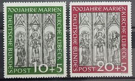 Marienkirche Mi-Nr.139-140 Postfrisch TOP 220 Fr