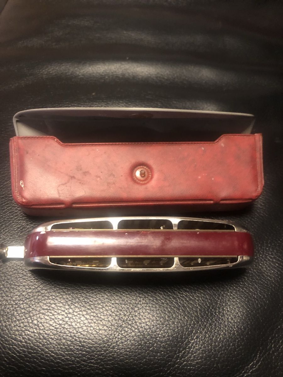 Hohner Strumenti musicali: Mundharmonika Crometta, Hohner mit Etui – Usato da Lausen venduto da Zotty1 2