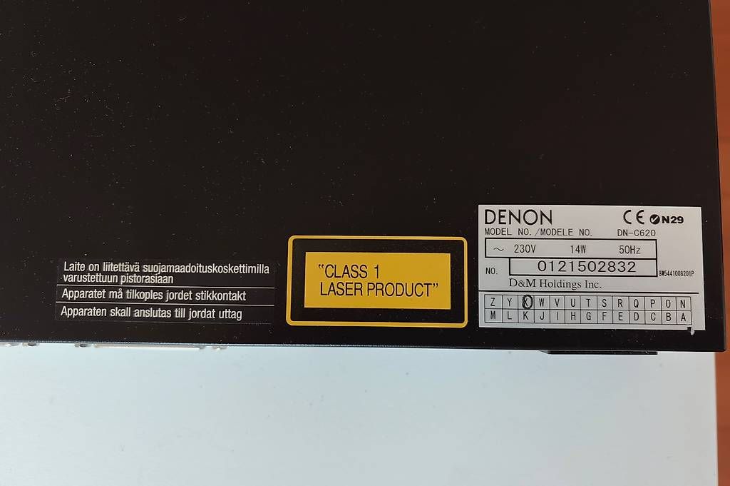 Sistemi audio & multimediali: DENON Professional CD Player DN-C620 – Usato da Stäfa venduto da tomaszk01 3