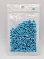 Bastel-Pailletten hellblau, 5mm, 10g, 1200 Stück