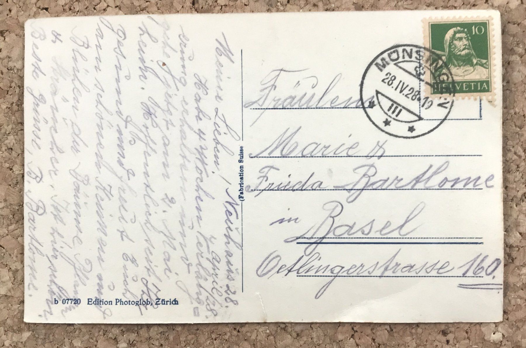 Cartoline postali: ANSICHTSKARTE ERHOLUNGSHEIM NEUHAUS MÜNSINGEN – Usato da Ostermundigen venduto da wini63 1