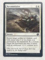 Magic Recommission Sorcery Karte - Selten 2022 BRO.