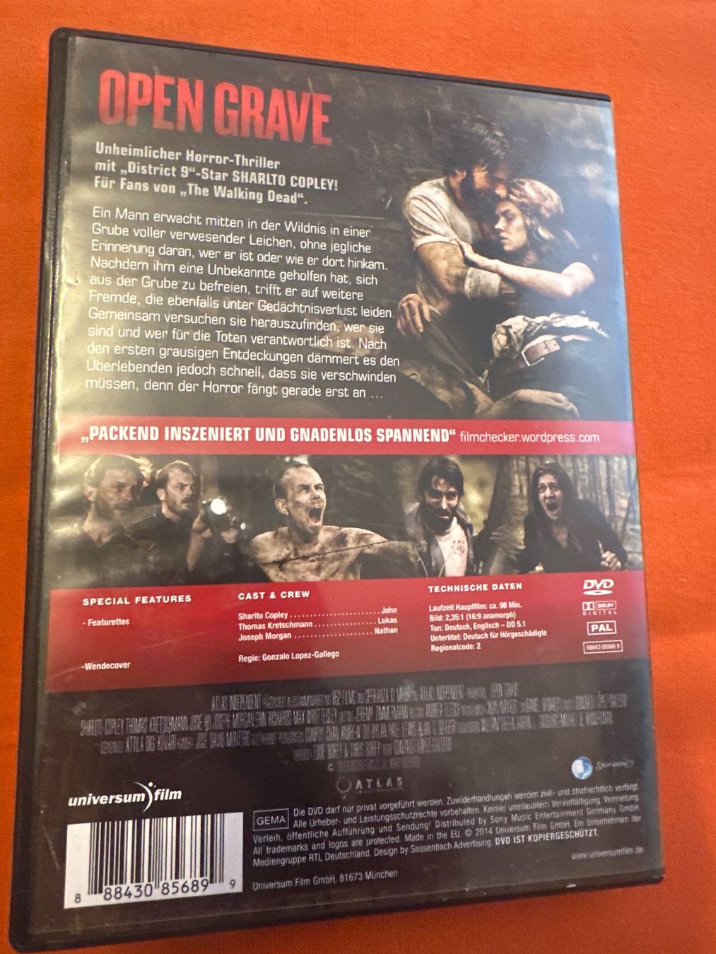 Tutti i DVDs: Open Grave - Uncut – Usato da Schaffhausen venduto da D-MAC 1