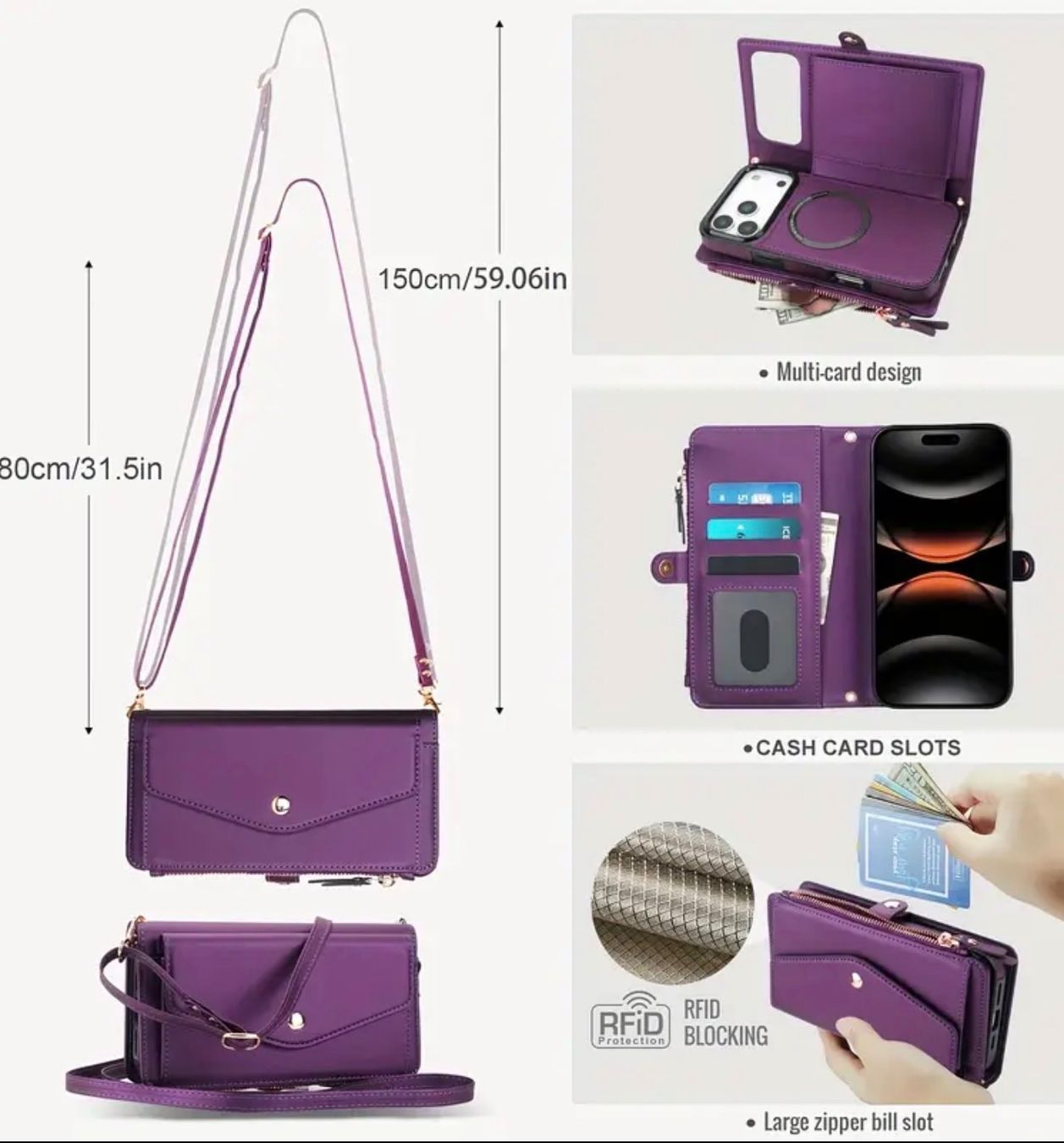 Cover & Protezioni schermo: Wallet Hülle Damen iPhone 17 Pro  schwarz – Nuovo e nell'imballaggio originale da Kehrsatz venduto da Matumbaaa 2