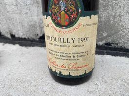 Brouilly 1991 Celliers de Samsons Bourgogne Wein 0.75l Flasc