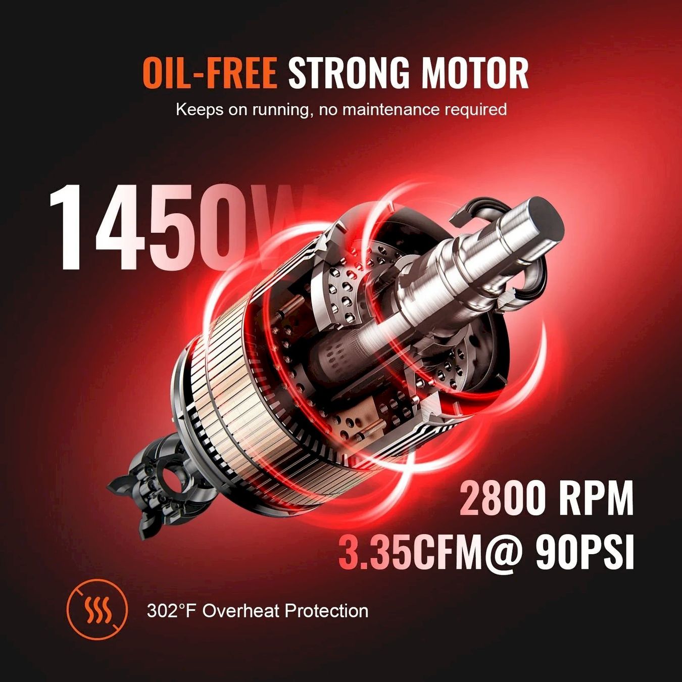 Compressori: VEVOR 2-1450F24 Flüsterkompressor 8bar – Nuovo e nell'imballaggio originale da Bottighofen venduto da zaap 1