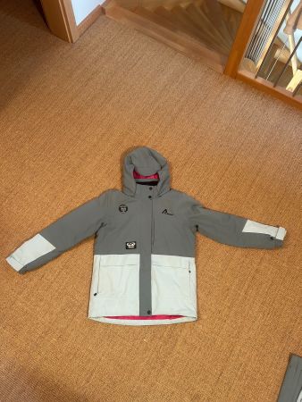 Skianzug Albright, Jacke und Hose, grau/rosa