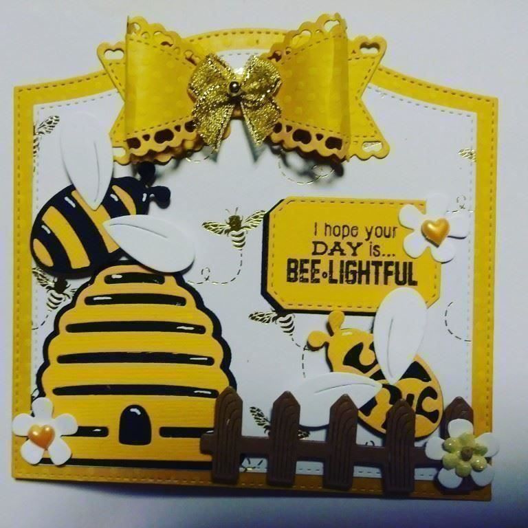 Schablonen: BIENENHAUS STANZSCHABLONE – Neu und originalverpackt aus Affoltern am Albis von scrapbooking 5