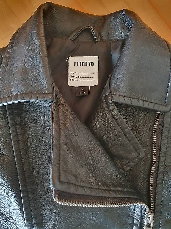Giacche: Perfecto effet cuir noir taille 4ans – Usato da Prêles venduto da suki_s 2
