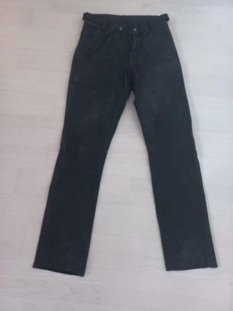 Lederhose Grösse 50 mit Gürtel / Motorrad Lederhose