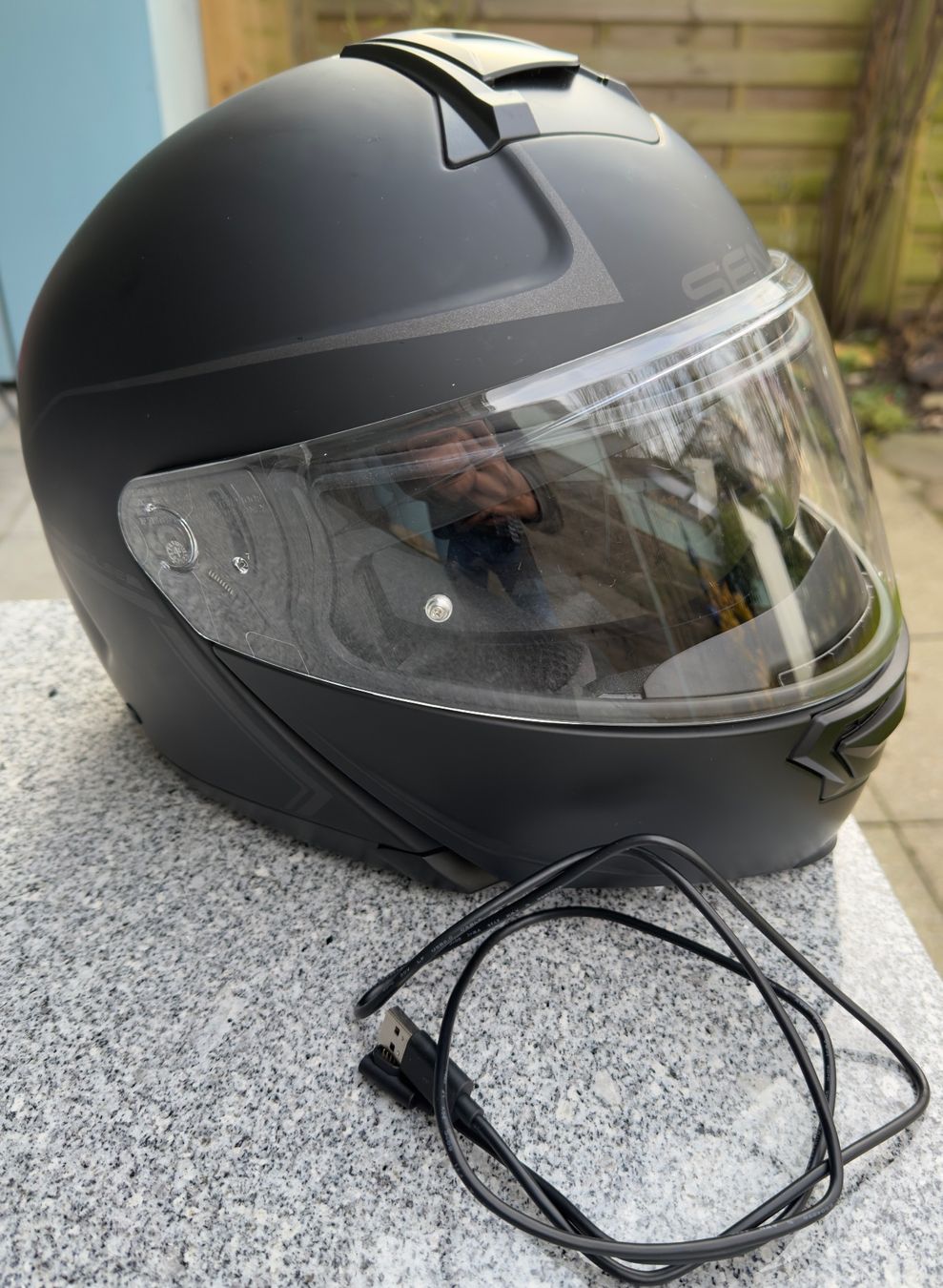 Caschi & visiere: Motorradhelm Sena Impulse – Usato da Winterthur venduto da katalunk