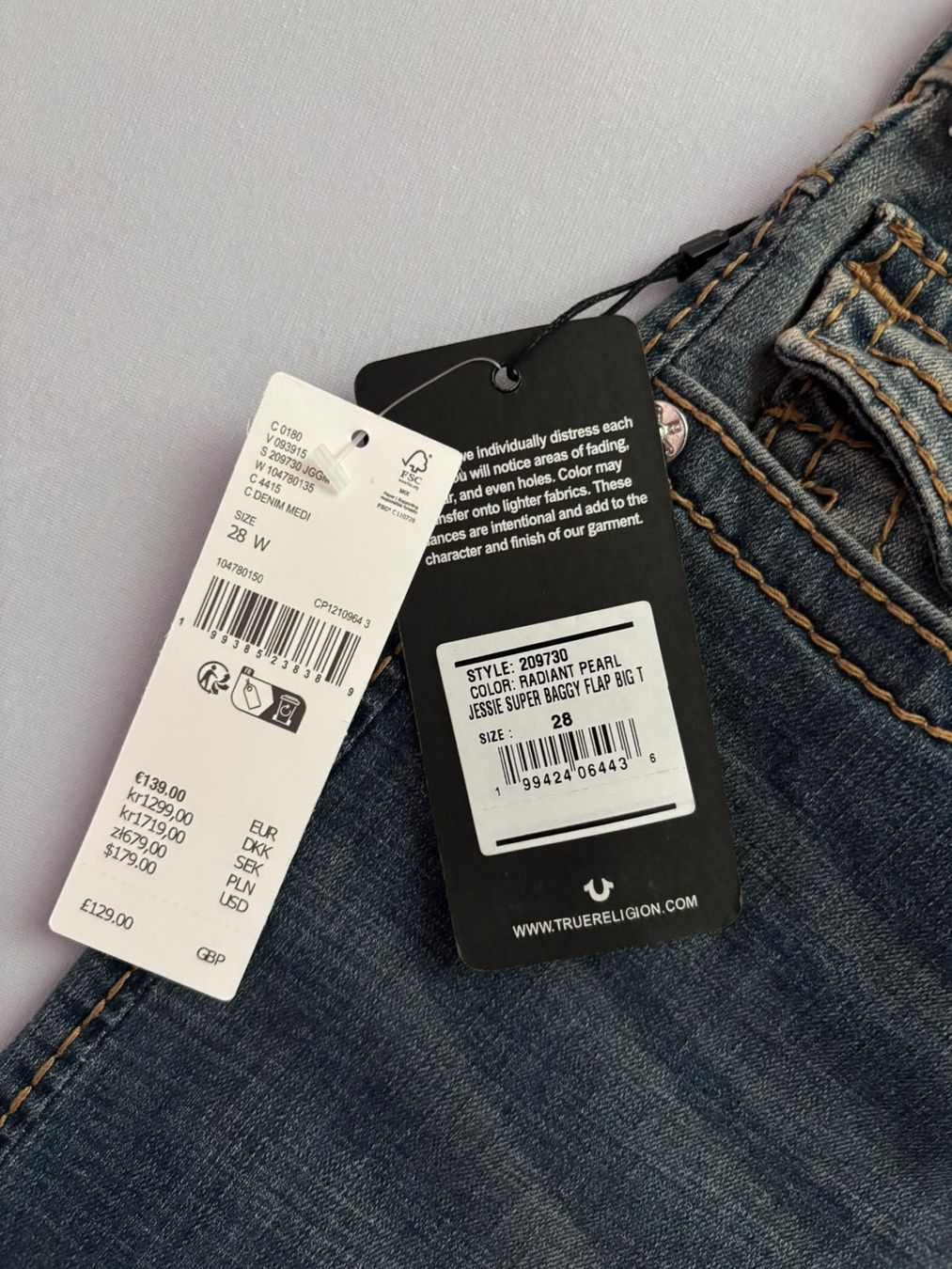 True Religion Jeans: True Religion Baggy Jeans – Neuf (Voir description) à Meilen par larissa115 3