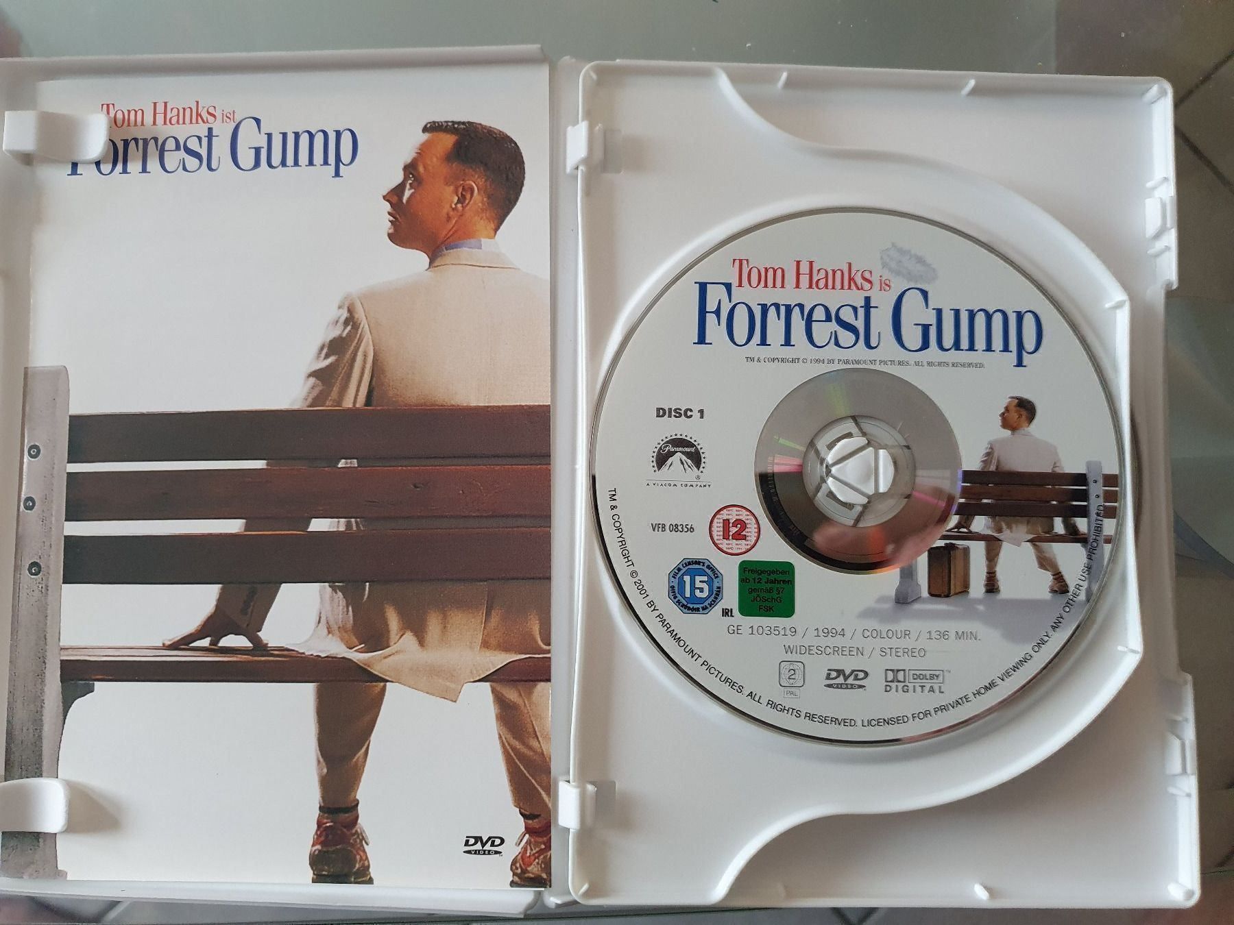 Alle DVDs: Forrest Gump (Tom Hanks) - Doppel DVD – Gebraucht aus Zumholz von Paedin 2