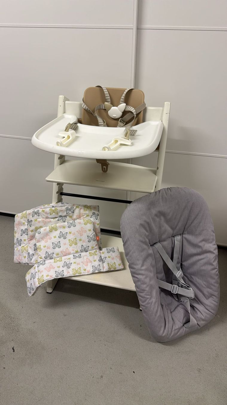 Stokke Seggioloni: Stokke Tripp Trapp Trip Trap komplett Set – Usato da Dinhard venduto da R.B.G23
