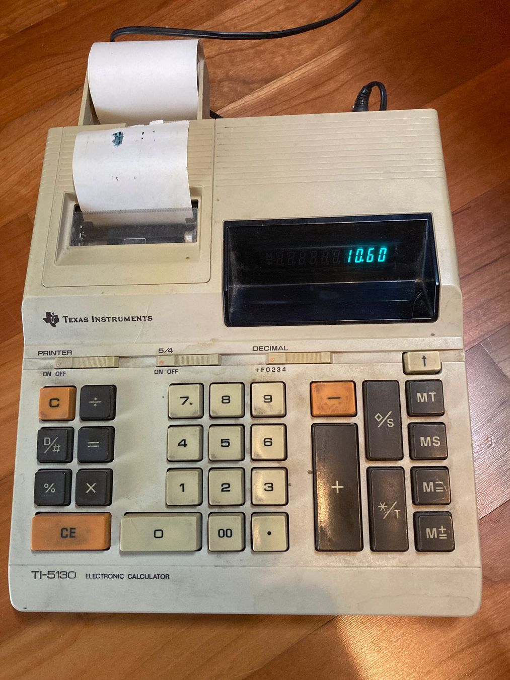 Texas Instruments Calcolatrici tascabili: Texas Instruments TI-5130 Rechner – Usato da Uerikon venduto da Rudel99