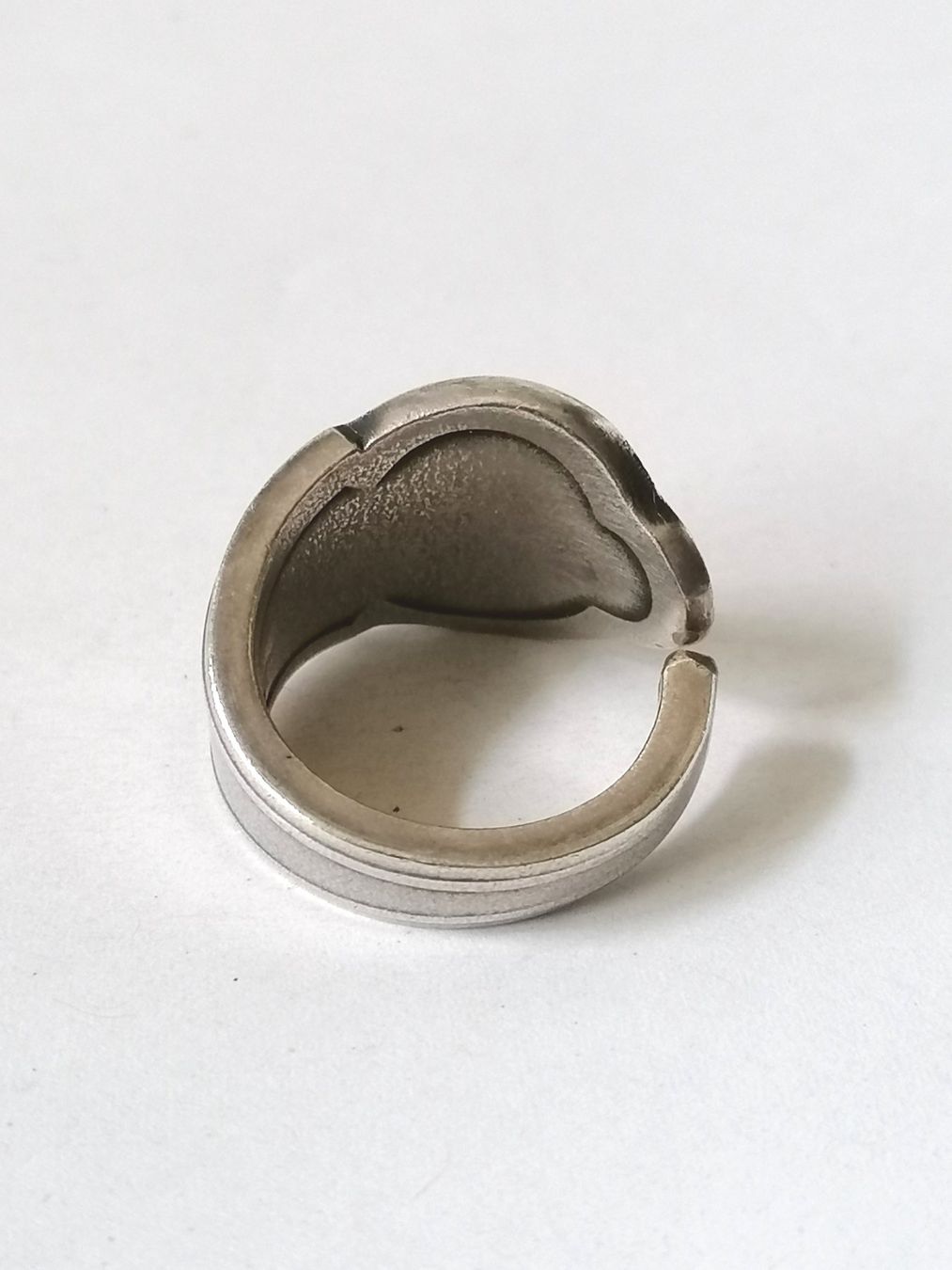 Ringe: Ring aus Silberbesteck, Grösse 58 – Neu (gemäss Beschreibung) aus Suhr von zum1.zum2.und 4