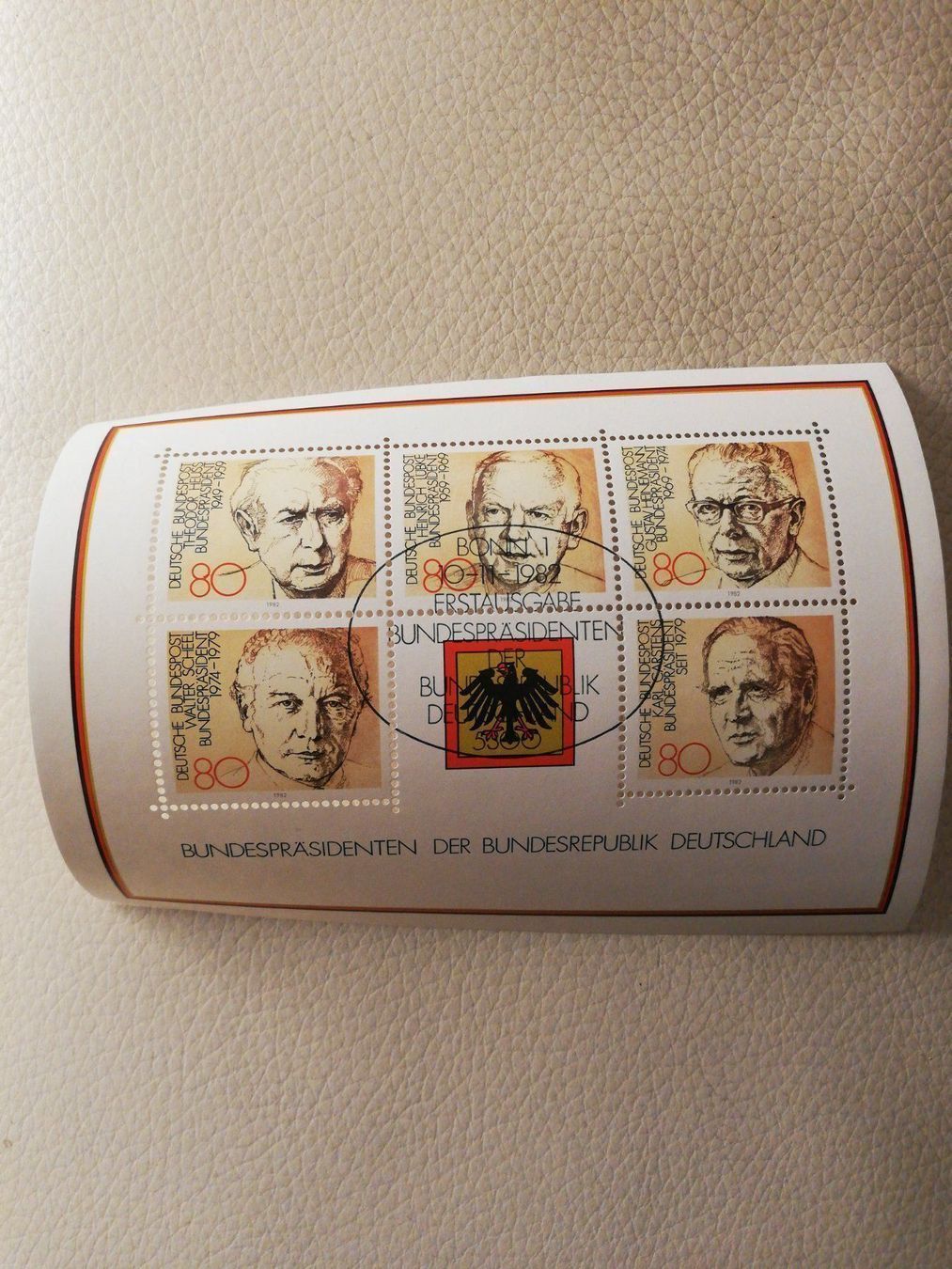 Tutti i francobolli: Block Bundespräsidenten 1982 – Usato da zumikon venduto da lotegrandote