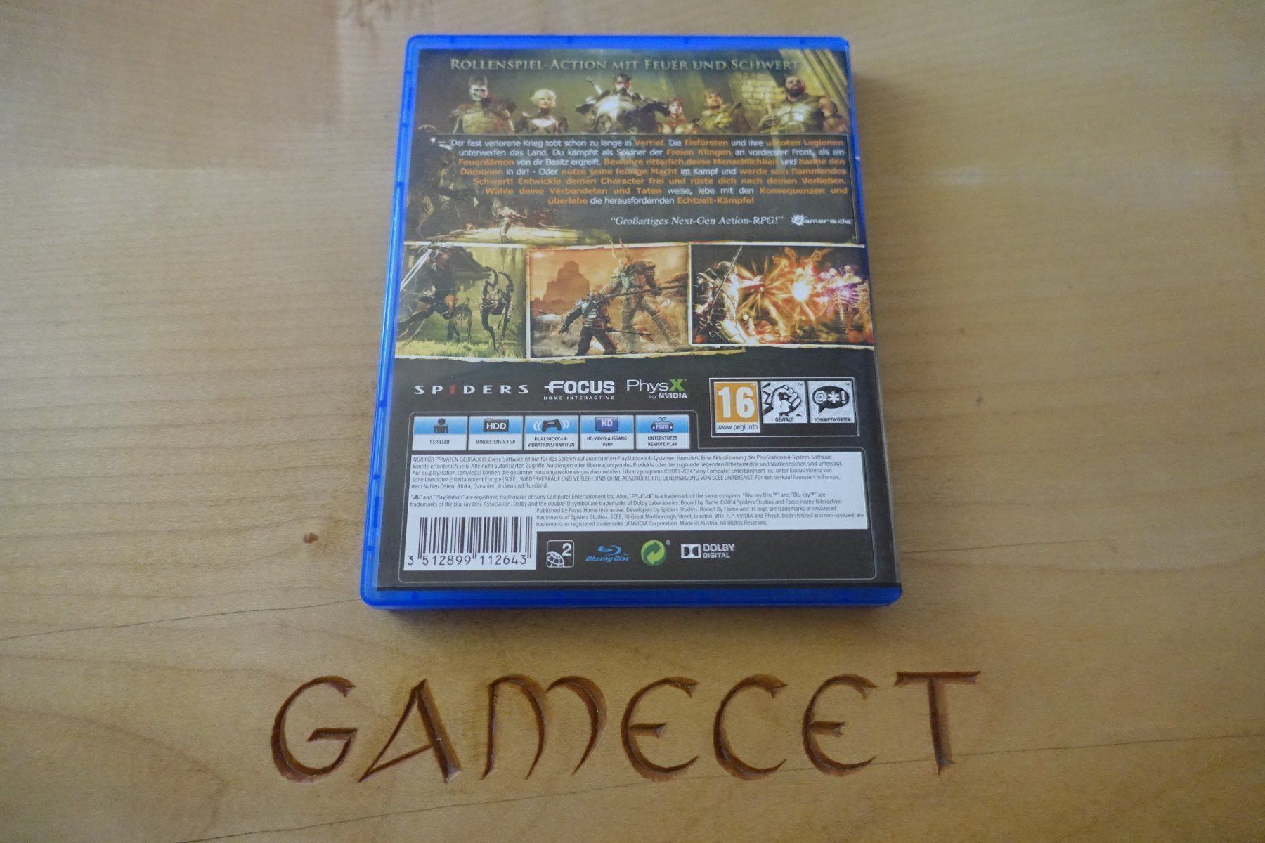Jeux: Bound by Flame – D'occasion à Steinach par Gamecet 2