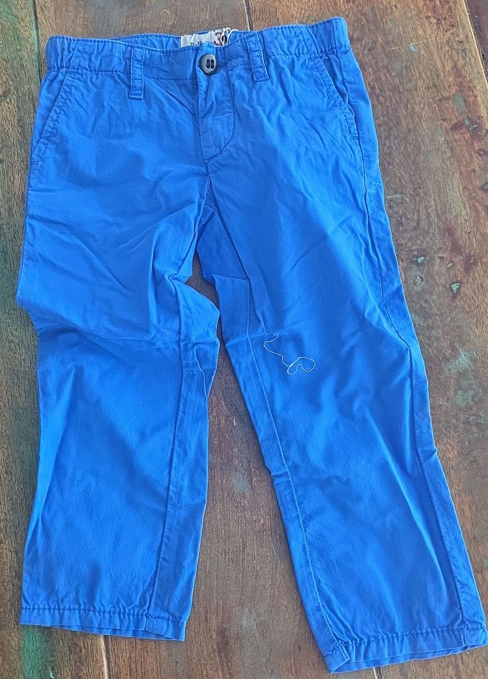 Pantaloni: Kinder Chino Hose blau  – Nuovo e nell'imballaggio originale da Zürich venduto da vale1027