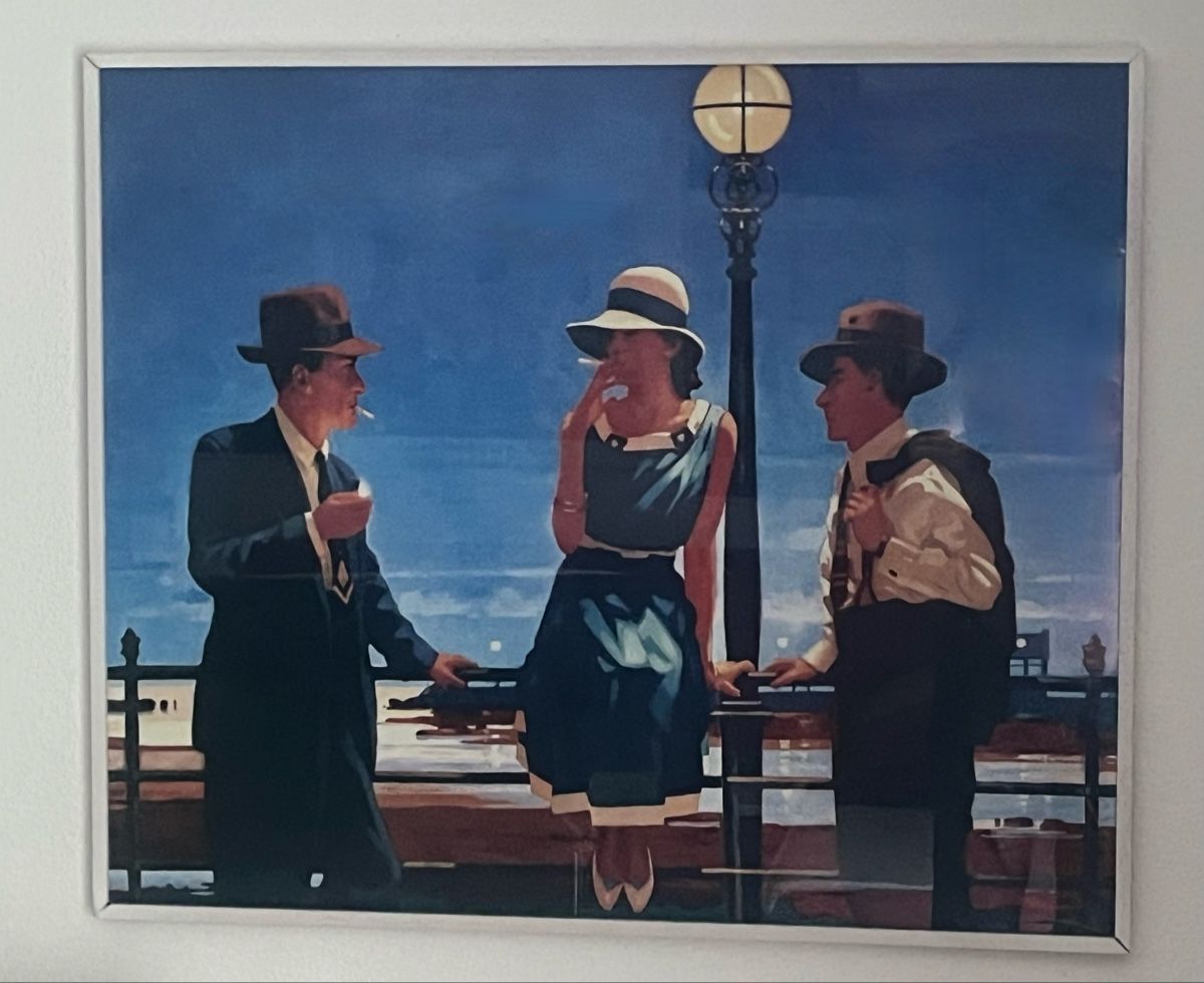 Foto & Immagini: Jack Vettriano, ART Print, passender Vintagerahmen – Usato da Rütihof venduto da Yaro22