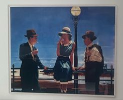 Jack Vettriano, ART Print, passender Vintagerahmen