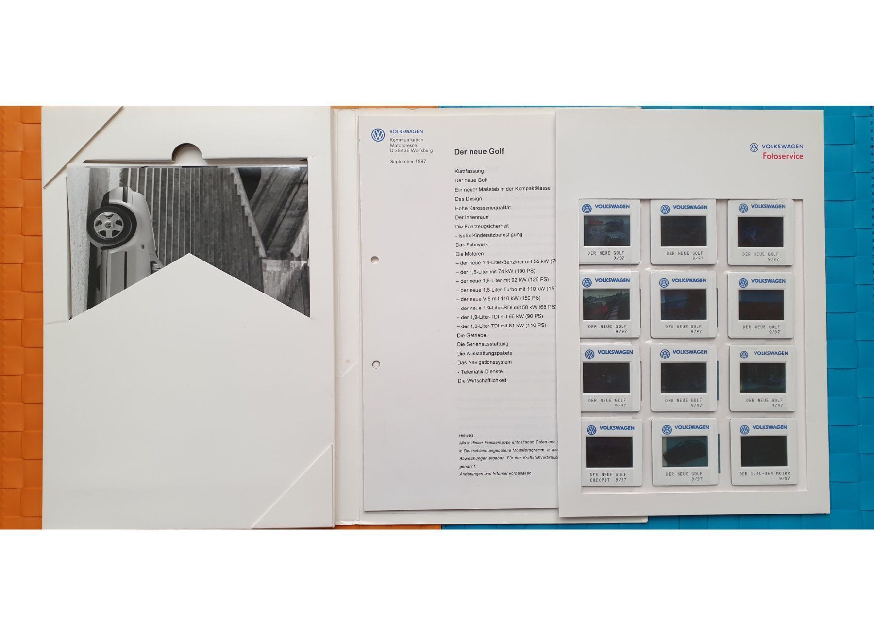 Riviste & Magazine: VW GOLF IV 1997 - Prospekt / Pressemappe / Press Kit – Usato da Viganello venduto da CARLiteratur 2