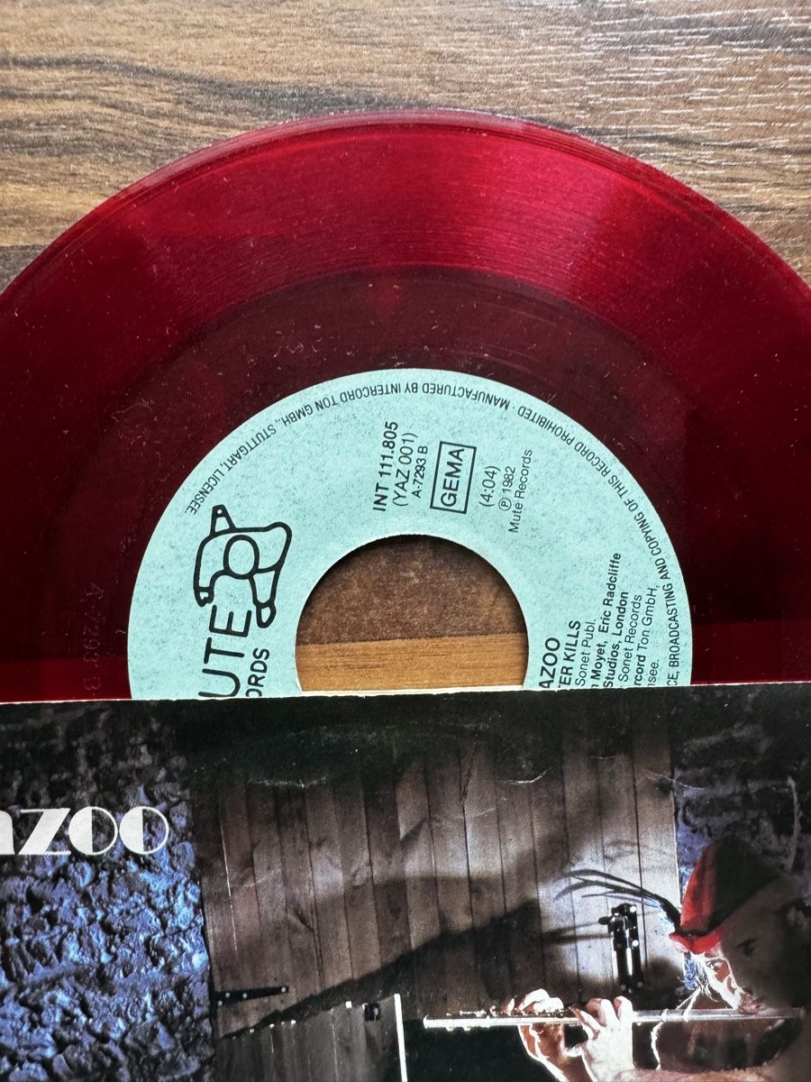 Dischi in vinile: Yazoo -  Don't Go - 7" Single (Red) - 80s – Usato da Rorbas venduto da BlackstarRecords 2