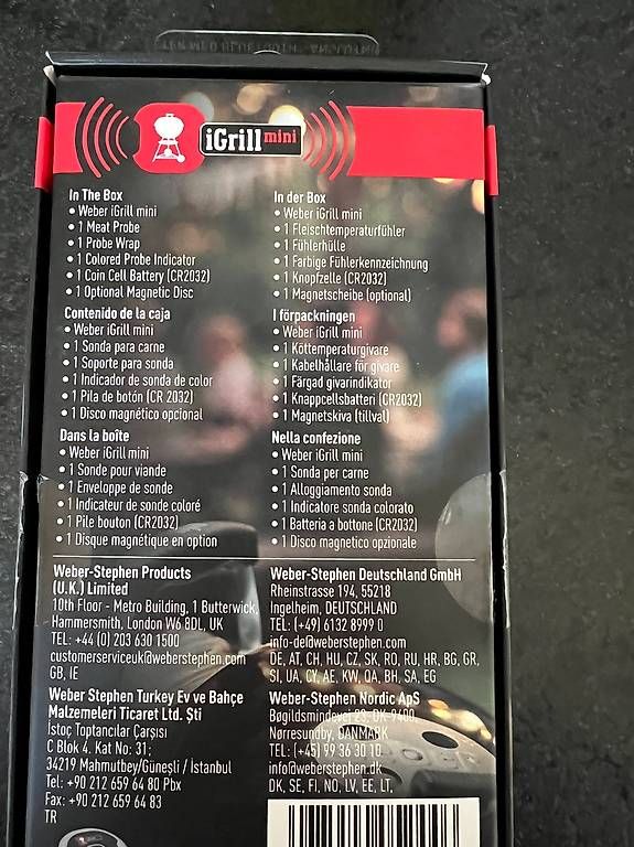 Weber Altro per la casa: Weber iGrill Mini neu und originalverpackt – Nuovo e nell'imballaggio originale da Arlesheim venduto da SKA_4144 1