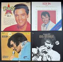 4 Elvis Presley - Schallplatten Vinyl Sammlung